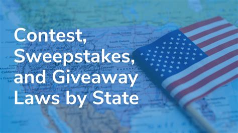 sweepstakes laws by state|Sweepstake and Contest Laws by State .